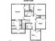 Second floor plan showing main suite, two bedrooms and bonus room at 209 Danube Dr, Zebulon, NC 27597