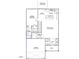 Layout of first floor featuring primary bedroom, kitchen, Gathering room, garage, and laundry spaces at 209 Meadowbark Bnd # 20, Garner, NC 27529