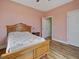 Bedroom with hardwood floors and double doors at 330 Ellis Stewart Ln Ln, Cameron, NC 28326