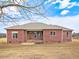 Brick ranch house with a covered porch and a large yard at 330 Ellis Stewart Ln Ln, Cameron, NC 28326