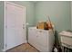 Convenient laundry room with washer, dryer, and utility sink at 330 Ellis Stewart Ln Ln, Cameron, NC 28326