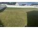 Large, flat backyard with a white fence, perfect for outdoor activities and entertaining at 359 Ballast Pt, Clayton, NC 27520