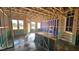 Interior view of framed room with visible framing, blue insulation, and exterior access at 3854 Well Fleet Drive, Fuquay Varina, NC 27526