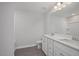 Bathroom with double vanity, tile flooring and a bathtub and shower combination at 3860 Well Fleet Drive, Fuquay Varina, NC 27526
