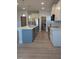 Open kitchen features a large island, stainless appliances and walk in pantry at 565 Sweet Potato Lane # 07, Nashville, NC 27856