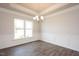 Formal dining room with hardwood floors and crown molding at 60 Watermelon Dr, Franklinton, NC 27525