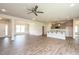 Open concept kitchen with island and stainless steel appliances at 60 Watermelon Dr, Franklinton, NC 27525
