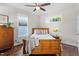 Bedroom with natural light and wood floors at 700 Coleman St, Raleigh, NC 27610