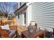 Comfortable backyard deck with natural light and outdoor seating at 700 Coleman St, Raleigh, NC 27610