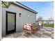 Relaxing rooftop deck features comfy seating, string lights, and a view at 712 E Edenton St # 105, Raleigh, NC 27601