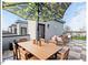 Rooftop deck with patio furniture and city views at 712 E Edenton St # 105, Raleigh, NC 27601