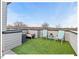 Enjoy city views from this rooftop deck with artificial turf and seating at 712 E Edenton St # 105, Raleigh, NC 27601