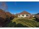 House exterior showcasing back of house and lawn at 7845 Hasentree Lake Dr, Wake Forest, NC 27587