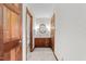 Hallway with access to a bathroom and bedroom at 11509 Hardwick Ct, Raleigh, NC 27614