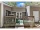 View of the outdoor wooden deck with grill and furniture, perfect for entertaining at 1304 Rothes Rd, Cary, NC 27511