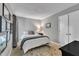 Comfortable bedroom featuring a cozy bed with decorative pillows at 1304 Rothes Rd, Cary, NC 27511