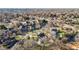 Neighborhood aerial view showcasing surrounding homes at 2035 Stuart Ct, Burlington, NC 27215