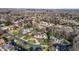 High-angle view of the house and surrounding neighborhood at 2035 Stuart Ct, Burlington, NC 27215