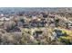 Neighborhood aerial view showcasing surrounding homes at 2035 Stuart Ct, Burlington, NC 27215