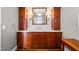Elegant bathroom with a marble vanity and ample storage at 2035 Stuart Ct, Burlington, NC 27215