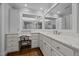 Vanity area featuring elegant finishes, ample storage, and a well-lit mirror area at 2035 Stuart Ct, Burlington, NC 27215