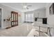 Versatile bedroom with sewing machine, display cabinet, and carousel horse at 2035 Stuart Ct, Burlington, NC 27215