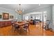 Open dining room with view into the living area at 2035 Stuart Ct, Burlington, NC 27215