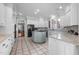 Large kitchen with white cabinets and granite countertops at 2035 Stuart Ct, Burlington, NC 27215