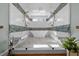 Luxurious shower with double shower heads and built-in seating at 2035 Stuart Ct, Burlington, NC 27215