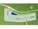 Community overview showing home sites surrounding a pond at 3142 Armeria Dr, Apex, NC 27502