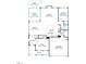 Single story home floor plan, including kitchen, Gathering room, and bedrooms at 3142 Armeria Dr, Apex, NC 27502