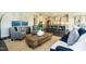 Open living space with a view into the kitchen area at 3142 Armeria Dr, Apex, NC 27502
