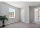 Spacious bedroom featuring a large window and neutral decor at 423 Potter St, Durham, NC 27701