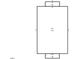 Simple rectangular floor plan with dimensions at 423 Potter St, Durham, NC 27701