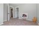 Hallway with doors to bedrooms at 423 Potter St, Durham, NC 27701