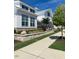 Stylish home exteriors with well-manicured landscaping and stone accents along the walkway at 5238 Beardall St, Raleigh, NC 27616