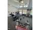 Community gym with various exercise equipment, including treadmills and weights at 5238 Beardall St, Raleigh, NC 27616