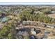 Aerial view of community, highlighting the neighborhood's landscape and amenities at 5809 Neuse Wood Dr, Raleigh, NC 27616