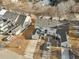 Aerial view of house and backyard, showing the property's size and layout at 5809 Neuse Wood Dr, Raleigh, NC 27616
