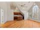 Bonus room featuring a kitchenette with wood cabinets at 806 E Franklin St, Chapel Hill, NC 27514
