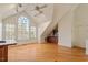 Bright bonus room with hardwood floors and large window at 806 E Franklin St, Chapel Hill, NC 27514