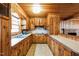 Classic kitchen with wood cabinets and appliances at 1113 W Mount Dr, Rocky Mount, NC 27803