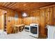 Laundry room with washer, dryer, and small table at 1113 W Mount Dr, Rocky Mount, NC 27803