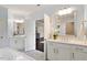 Bright bathroom featuring double sinks and decor at 1141 Barley Stone Way, Raleigh, NC 27603