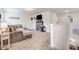 Second floor bonus room with neutral carpet, open railing, and ample space for entertaining at 130 Daniel Farm Dr, Benson, NC 27504