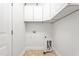 Laundry room with cabinets and hookups at 2242 Colorado Dr, Graham, NC 27253