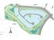 Community overview showing the layout of homes and surrounding green space at 246 Tidal Pool Way, Cary, NC 27519