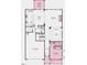 Two-story home floor plan featuring 5 bedrooms and 4 baths at 246 Tidal Pool Way, Cary, NC 27519