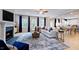 Bright living room with fireplace and open floor plan at 246 Tidal Pool Way, Cary, NC 27519