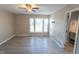 Bright bedroom with hardwood floors and large windows at 248 Southgate Dr, Garner, NC 27529